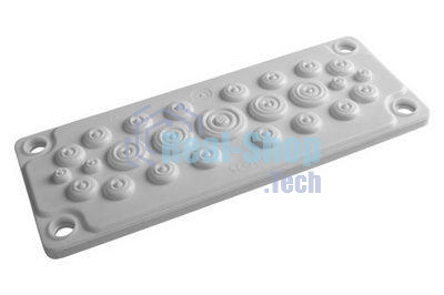 Ввод кабельный пластик V0 UL94. (25 отв.) IP65 ДКС R5HTC25