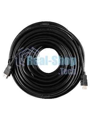 Кабель аудио-видео Buro HDMI (m)/HDMI (m) 20м. черный