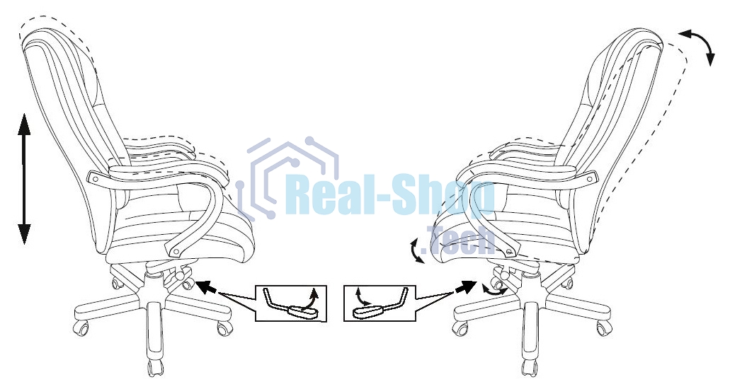Кресло руководителя Бюрократ T-9926WALNUT черный, кожа, крестовина металл/дерево