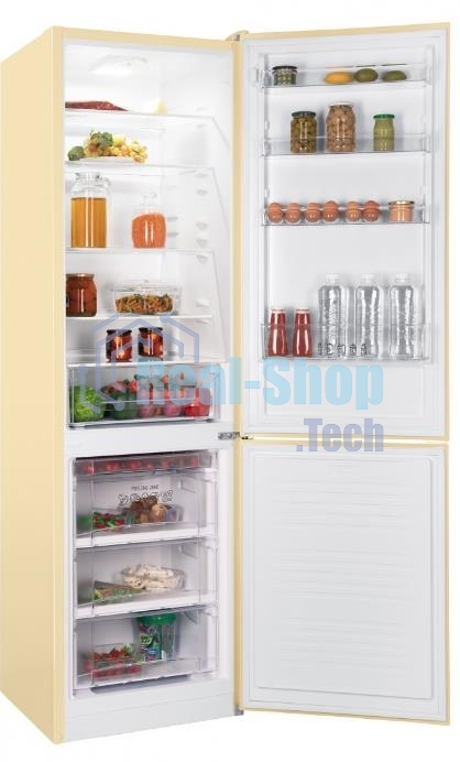 Холодильник Nordfrost NRB 164NF E бежевый двухкамерный 238/105 л морозилка снизу, капельная система