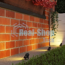 Прожектор светодиодный Gauss LED 10W 670lm IP65 3000К черный 613527110 Gauss