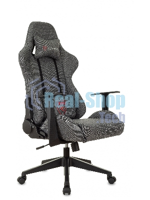 Кресло Zombie Neo 3C1 серый, экокожа, 120 кг, механизм качания