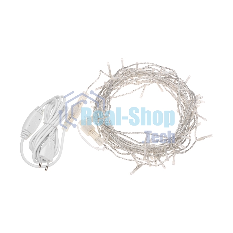 Гирлянда Neon-night Нить 20м, с эффектом мерцания, прозрачный провод, IP44, 230В, диоды БЕЛЫЕ, 150 LED