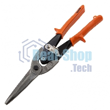 Ножницы по металлу Sparta удлиненные, 290 мм, пряморежущие, обрезиненные рукоятки