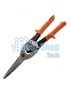 Ножницы по металлу Sparta удлиненные, 290 мм, пряморежущие, обрезиненные рукоятки