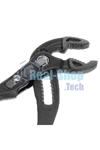 Клещи переставные Gross кнопочный механизм, обливные рукоятки, 180 мм