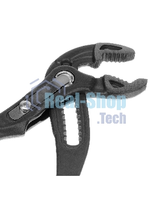 Клещи переставные Gross кнопочный механизм, обливные рукоятки, 180 мм