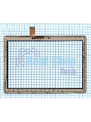 Сенсорное стекло (тачскрин) DP101279-F1 черное