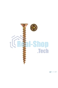 Саморез универсальный Kranz 3х30, желтый цинк, пакет (20шт.)