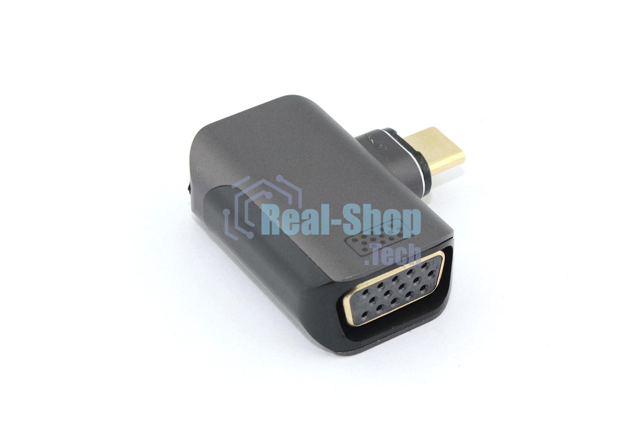 Переходник Type-C папа на VGA мама с магнитным разъемом