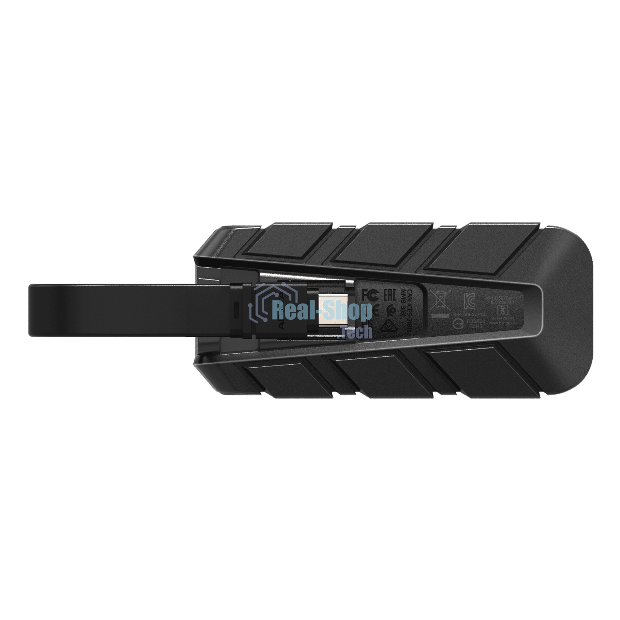 Внешний SSD ADATA SC740, 500 Gb, USB 3.2 Gen 2 Type-C, R/W 1050/1000, синий