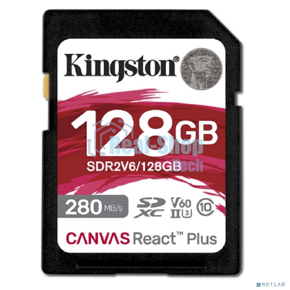 Флеш карта SDXC Kingston SDR2V6/128Gb Canvas React Plus w/o adapter 128Gb