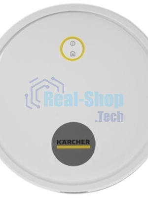 Робот-пылесос Karcher RCV 2 белый/черный, 2600 мА*ч Li-Ion, уборка сухая/влажная, пылесборник контейнер 0,42 л