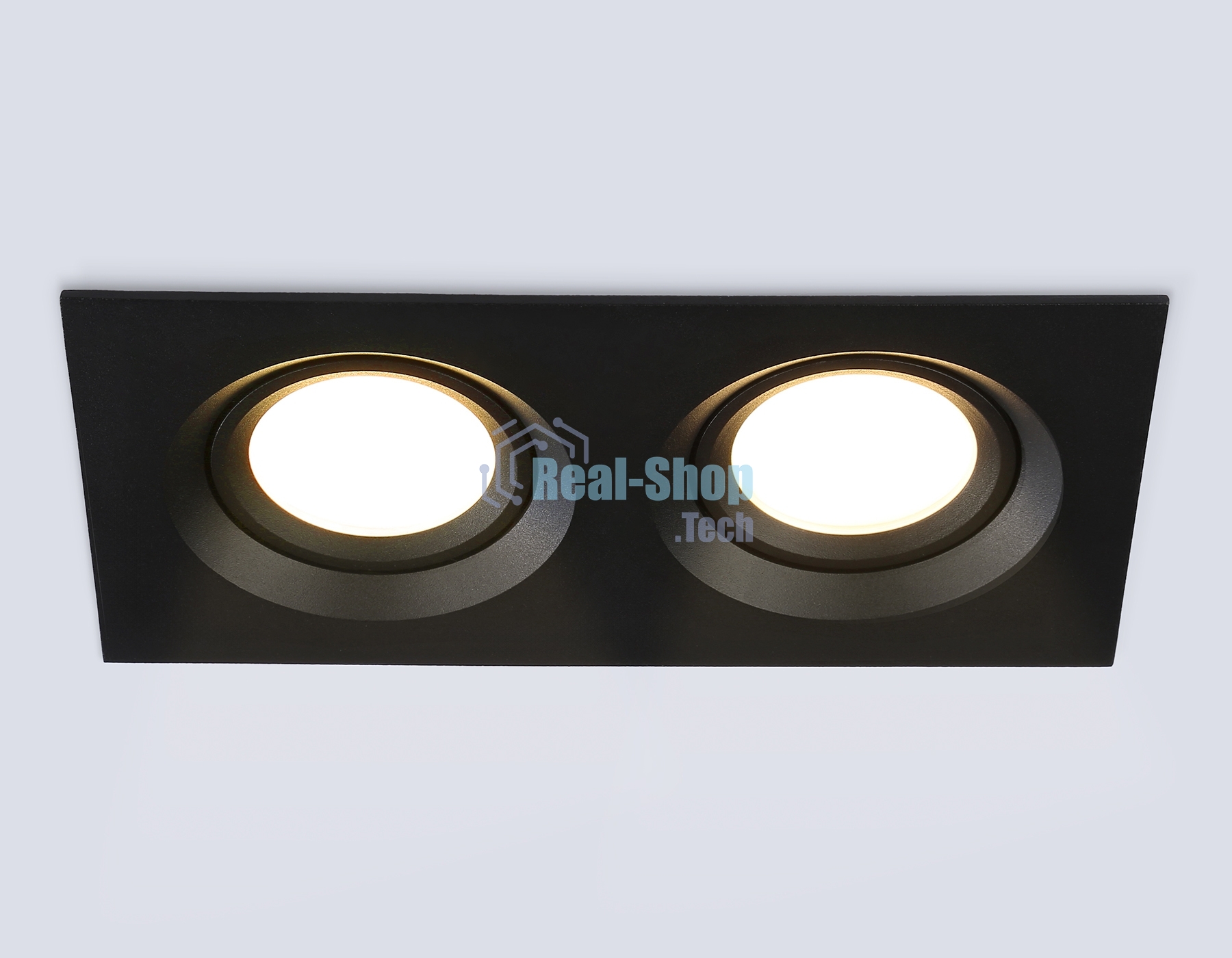 Светильник Ambrella light TN1146/2 BK черный IP44 GU5.3/2 180*95*38