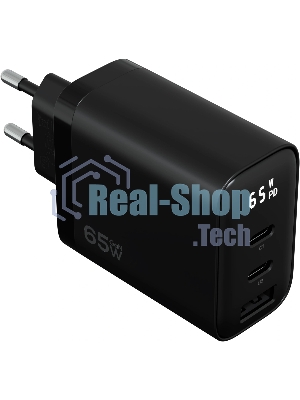Сетевое зарядное устройство Magssory ACH009 65W (PD3.0+PPS+QC4+AFC+FCP+SCP) универсальное черный