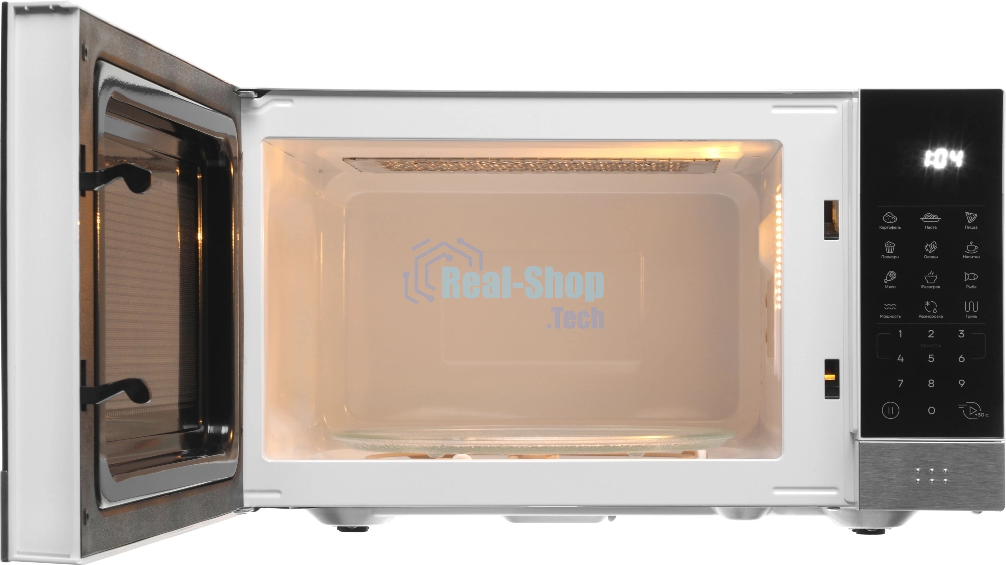 Микроволновая печь Vitek VT-MW2223 белый, 23 л, 800 Вт, переключатели — сенсор