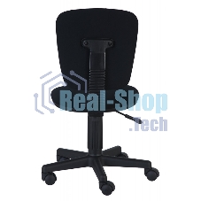 Кресло компьютерное Бюрократ CH-204NX/26-28 черное 26-28, без подлокотников