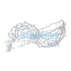 Шар светодиодный Neon-night Ø 50 см, 200 светодиодов, теплый белый цвет свечения с эффектом мерцания