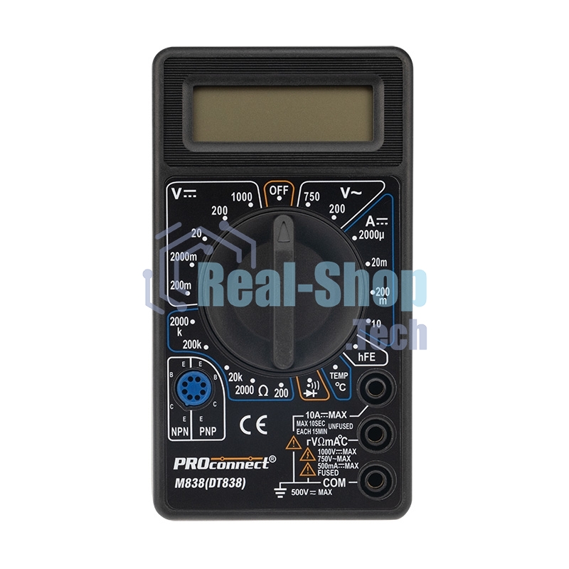 Портативный мультиметр M838 (DT838) PROconnect