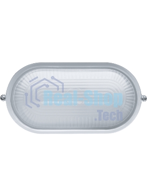 Светильник Navigator ЛОН NBL-O1-60-E27/WH 1х60Вт E27 IP54 (аналог НПБ 1401 бел. овал 60Вт)