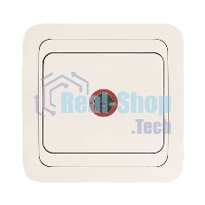 Розетка телевизионная TV Makel 1-м СП Mimoza 16А IP20 бел./бел.