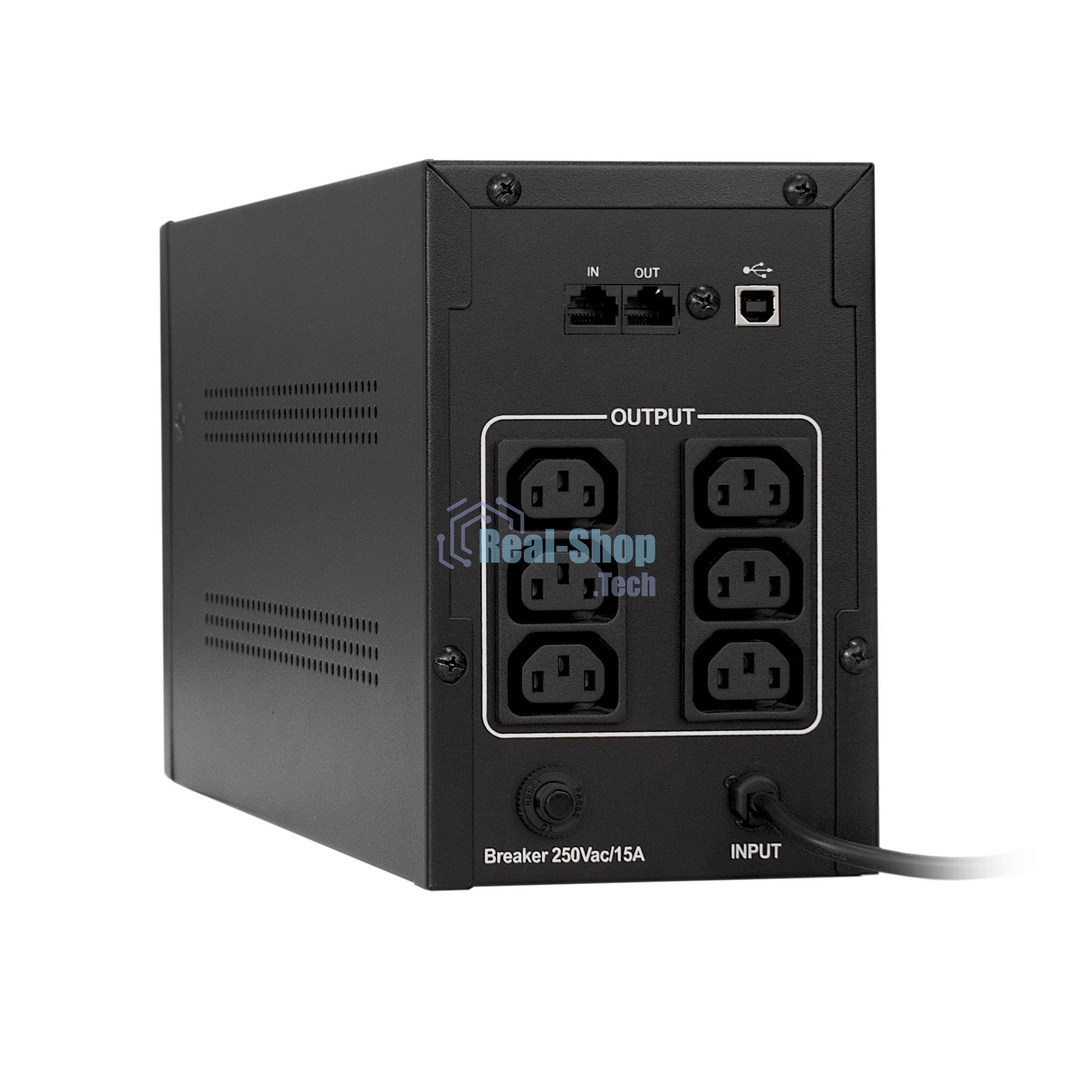 Источник бесперебойного питания ExeGate EP285480RUS SpecialPro UNB-1000.LED.AVR.C13.RJ.USB 1000VA/650W, LED, AVR, 6*IEC-C13, RJ45/11, USB, черный