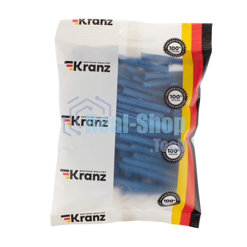 Дюбель распорный Kranz 6х35, синий, пакет (50 шт./уп.)
