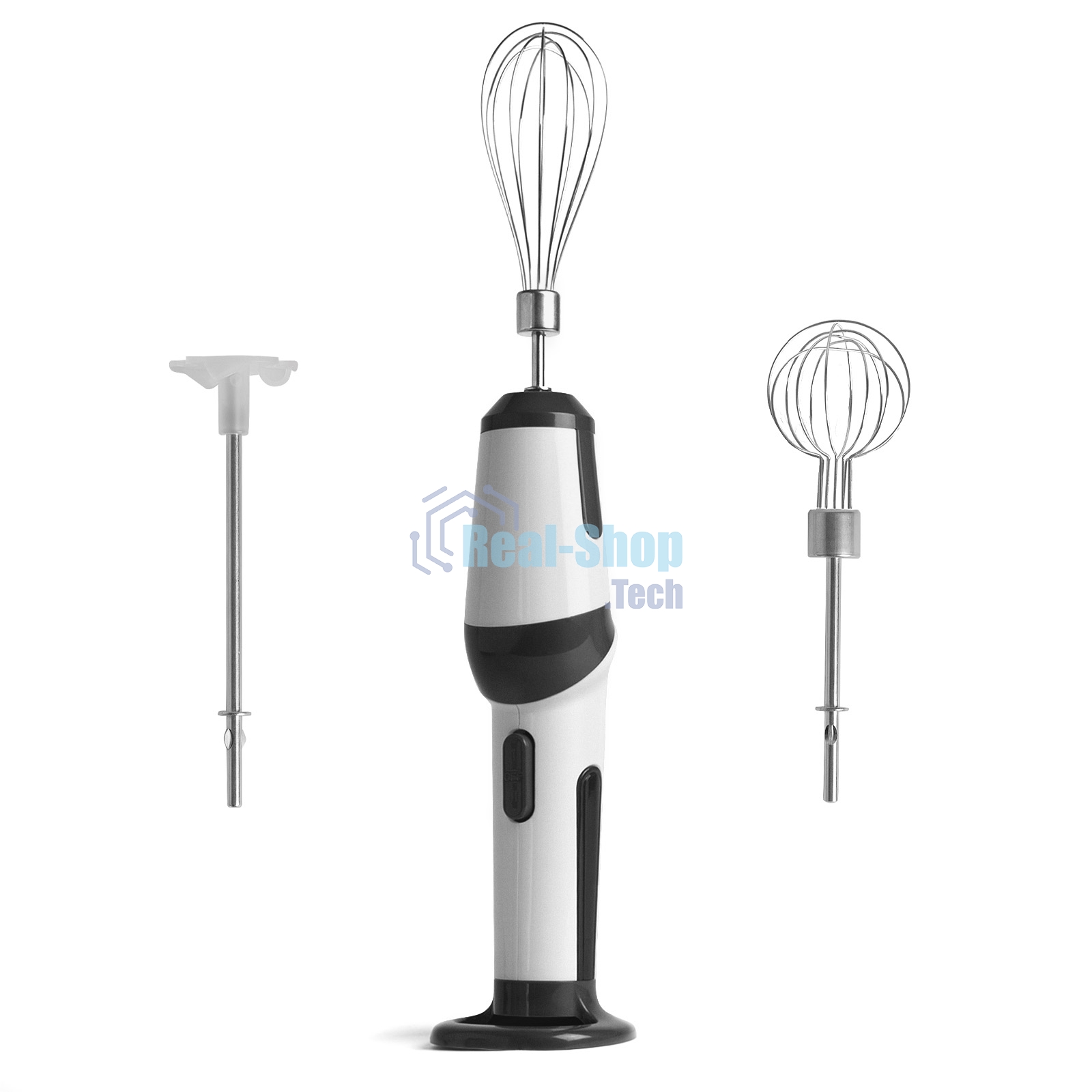 Миксер аккумуляторный Galaxy Line GL 2227, белый, ручной, 20 Вт, 2 скорости