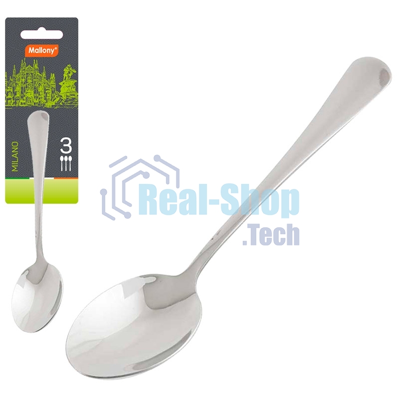 Набор чайных ложек MALLONY MILANO, 3 шт