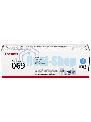 Картридж лазерный Canon 069C (5093C002) голубой (1900 стр.) для Canon MF752Cdw/754Cdw, LBP673Cdw