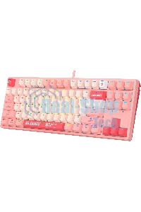 Клавиатура проводная A4Tech Bloody S87 Energy (S87 USB ENERGY PINK) USB розовый