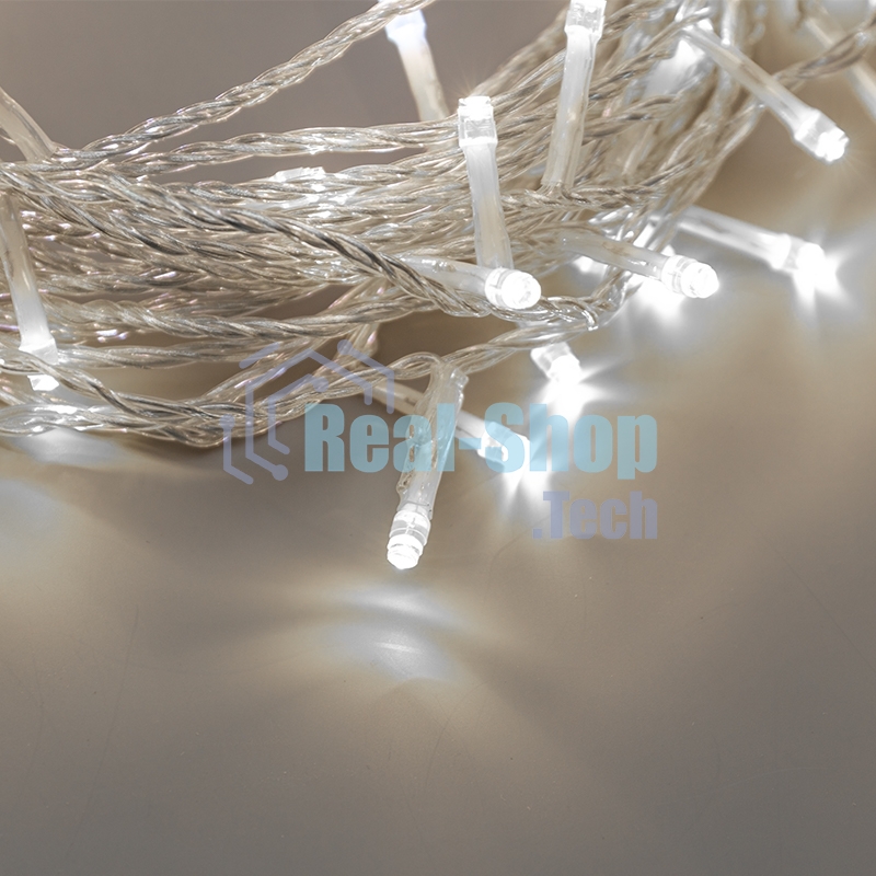 Гирлянда Neon-night Нить 20м, с эффектом мерцания, прозрачный провод, IP44, 230В, диоды БЕЛЫЕ, 150 LED