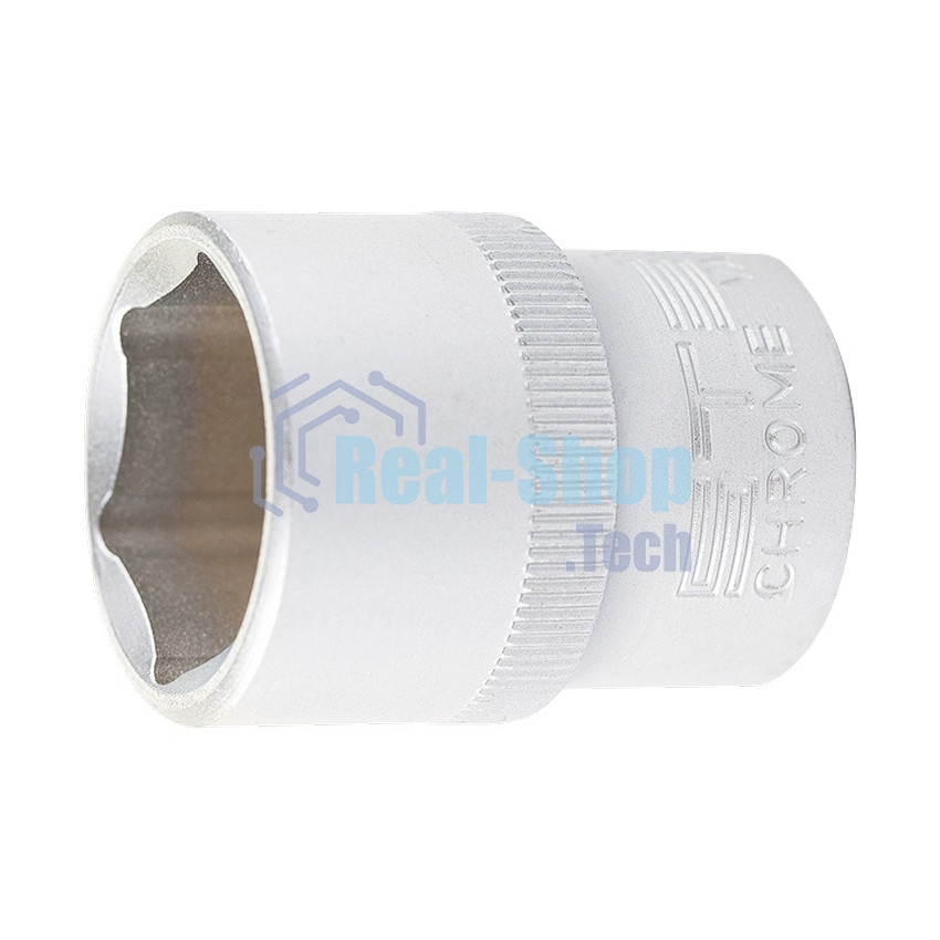 Головка торцевая, 21 мм, 6-гранная, CrV, под квадрат 1/2