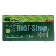 Набор крюков-саморезов Сибртех 2,5x25, 3x40, 5x65, 5x75, 6x45, 6x50 мм, 151 предметов