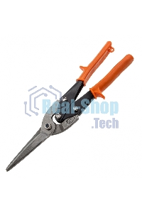 Ножницы по металлу Sparta удлиненные, 290 мм, пряморежущие, обрезиненные рукоятки