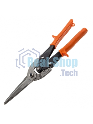 Ножницы по металлу Sparta удлиненные, 290 мм, пряморежущие, обрезиненные рукоятки