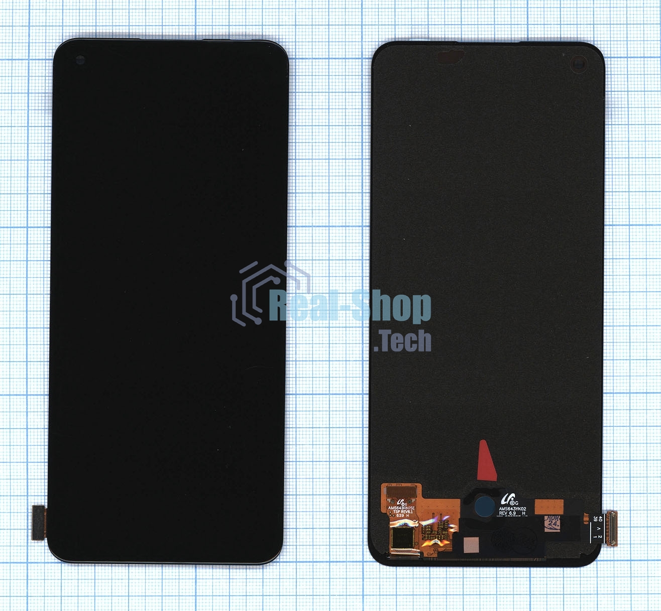 Дисплей для OPPO A78 4G в сборе с тачскрином черный