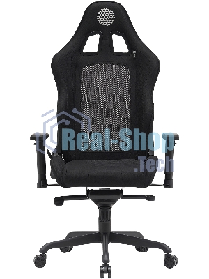 Кресло Cactus CS-CHR-MC04-BBK черный, экокожа