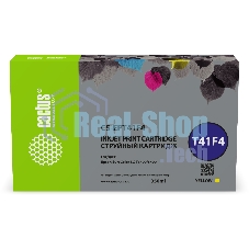 Картридж струйный Cactus CS-EPT41F4 T41F4 желтый пигментный (350 мл) для Epson SureColor SC-T5400M/SC-T3405/SC-T5405
