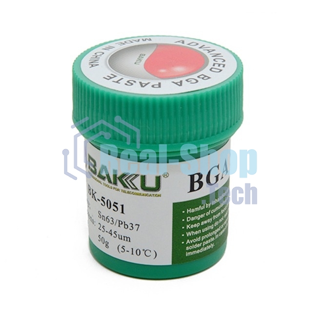 Паста паяльная BAKU BK-5051, 50 гр., банка