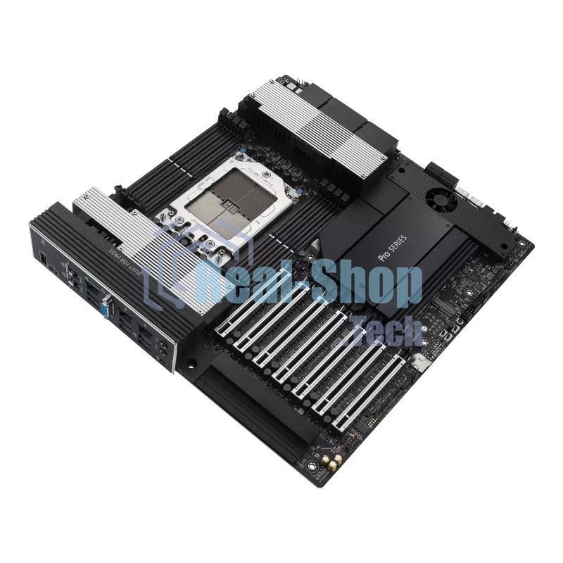 Материнская плата ASUS Pro WS WRX90E-SAGE SE, sTR5, AMD WRX90, 8xDDR5, 4xSATA, 4xM.2, 6xPCI-E 5.0 x16, 1xPCI-E 5.0 x8, 1xVGA, 2xMiniDP, 3x 10Gb LAN, 6xUSB-A 3.2 Gen 2, 1xUSB-A 2.0, 2xUSB-C USB4, 2x3.5 мм, 5.1, SSI EEB