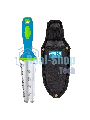 Совок посадочный многофункциональный (5 в 1) Palisad LUXE 60х285 мм, с чехлом