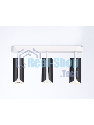 Светильник Ambrella light TN51605/3 BK/WH черный/белый GU10/3 380*60*195