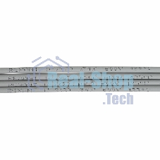 Термоусадочная трубка Rexant 4,0/2,0 мм, серая, упаковка 50 шт. по 1 м