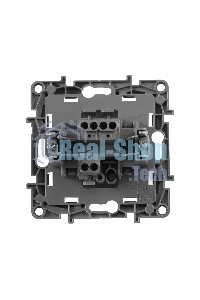 Выключатель Legrand 672414 без фиксации (кнопка) с Н.О./Н.З. контактом - Etika Plus - 6 A - 250 В - алюминий