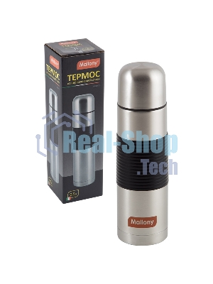 Термос из нерж. стали с силиконовыми вставками MALLONY NUOVO, 0,5 л
