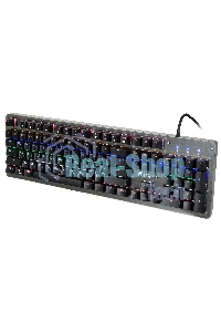 Клавиатура проводная Oklick 970G DARK KNIGHT механическая черный USB Gamer LED