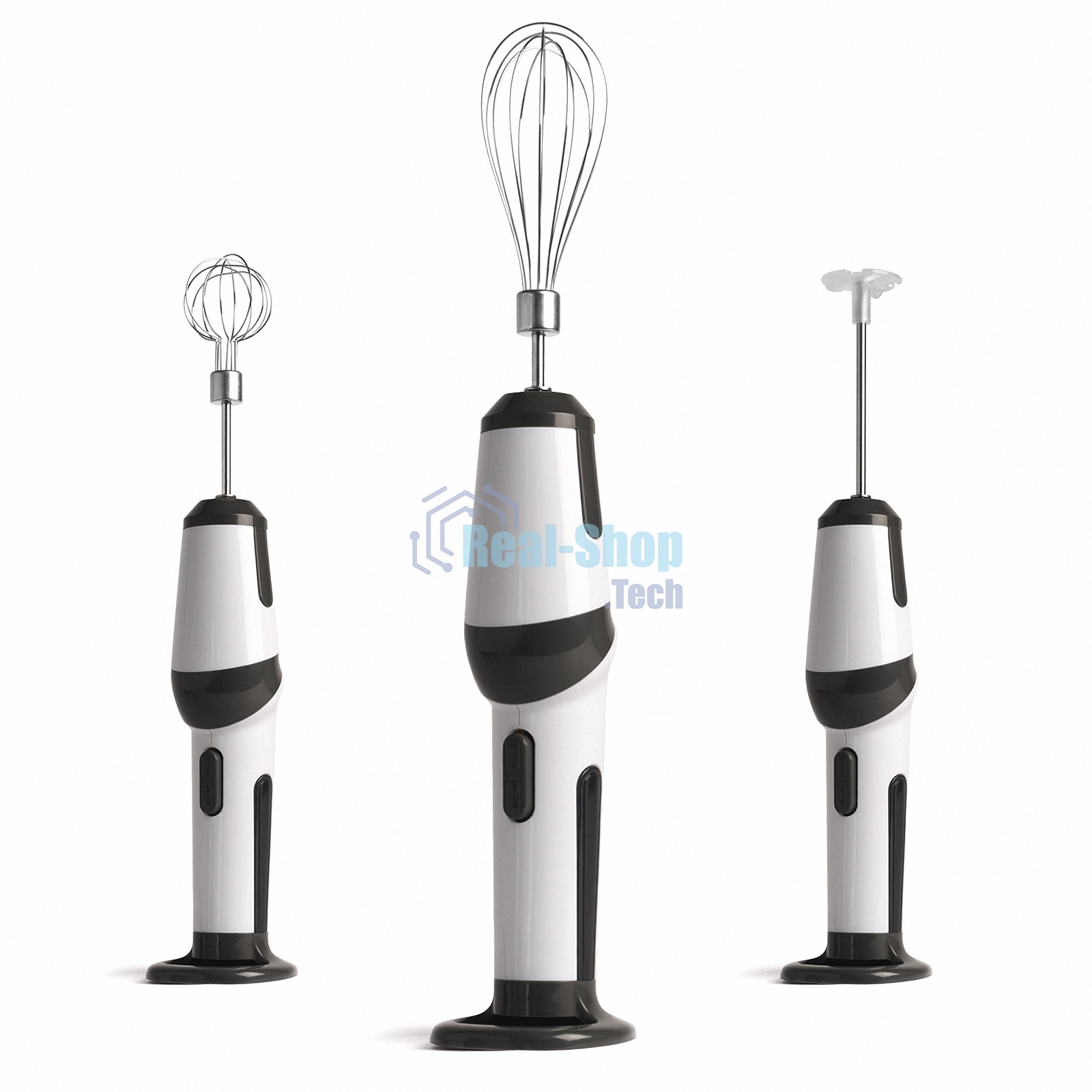 Миксер аккумуляторный Galaxy Line GL 2227, белый, ручной, 20 Вт, 2 скорости