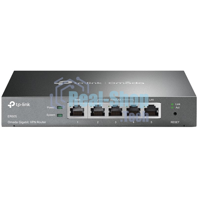 Роутер TP-Link SafeStream ER605 10/100/1000BASE-TX черный