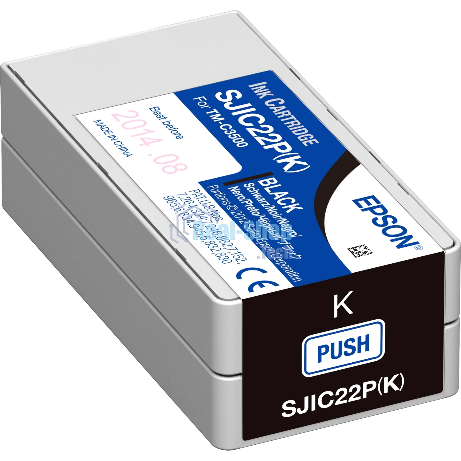 Картридж струйный SJIC22P(K): INK CARTRIDGE FOR TM-C3500 черный